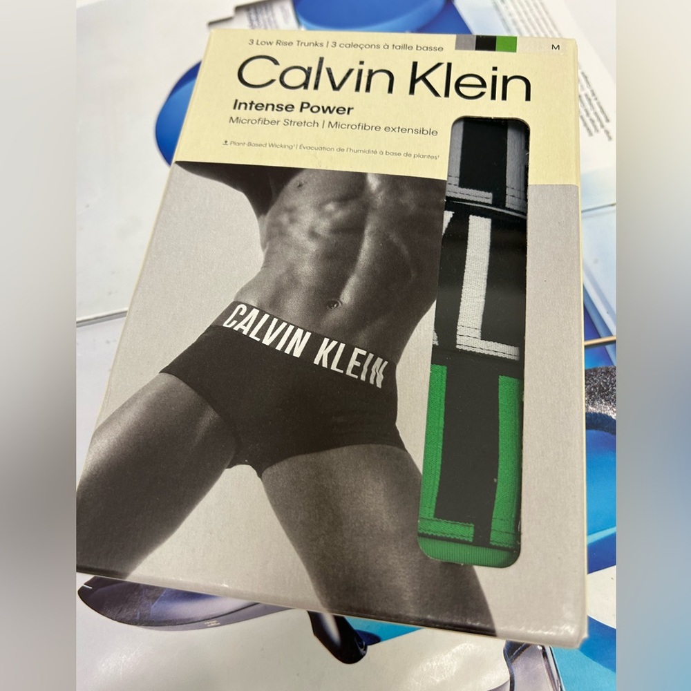 Calvin Klein Intense Power Men Microfiber Stretch low rise trunks 3-Pack M